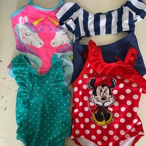 Lot of 2T Girls Swimwuits